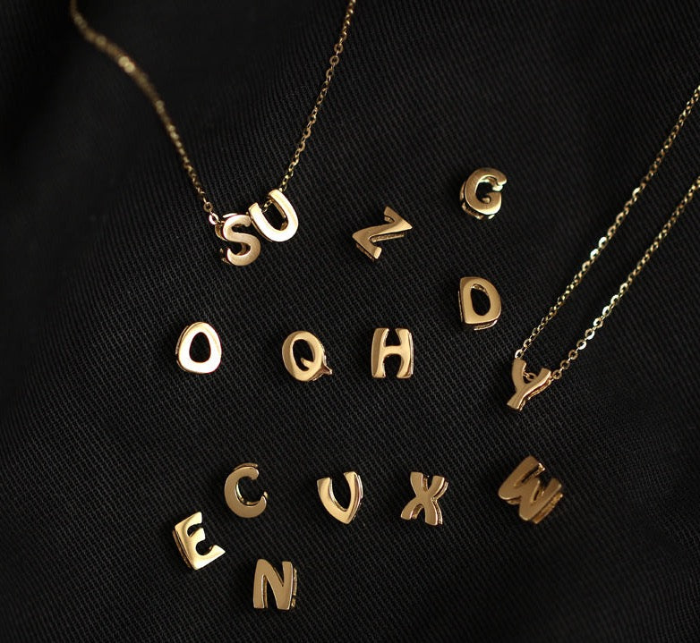 Alphabet Charm Necklace