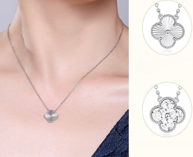 Double Sided Clover Necklace