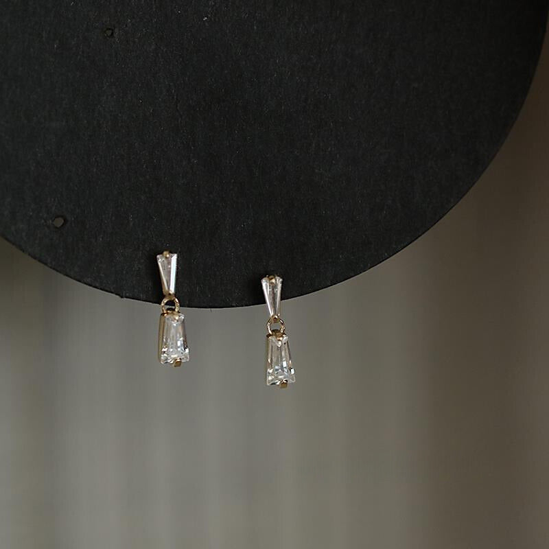 Crystal Bell Stud Earrings