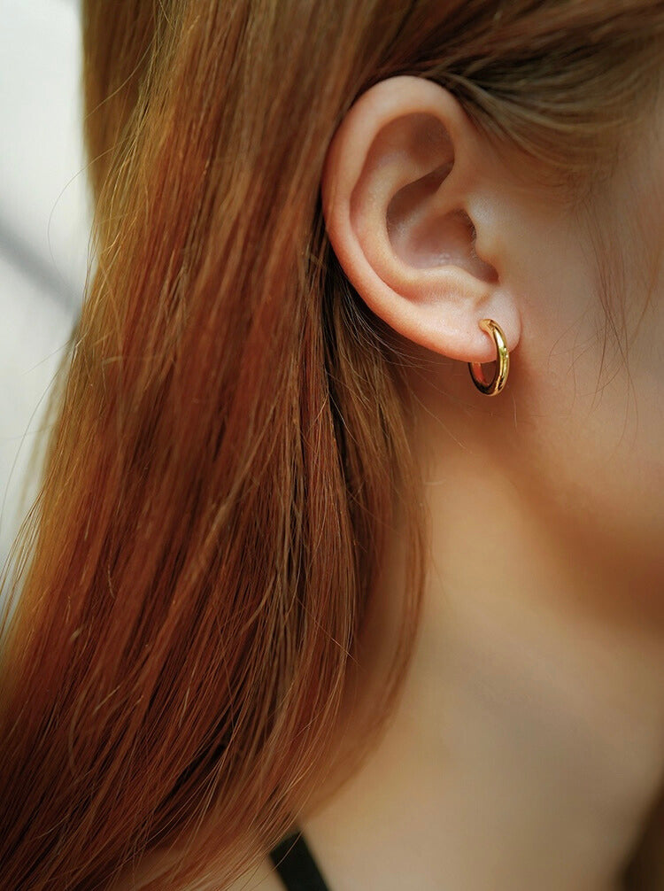 Rolo Round Hoop Earrings