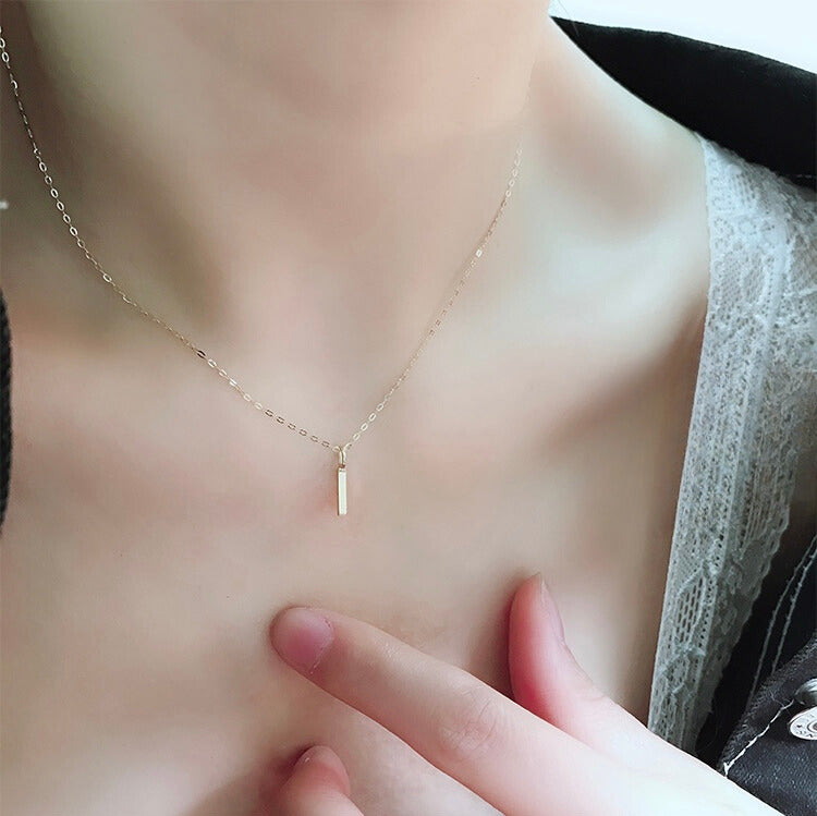 Tiny Wand Charm Necklace