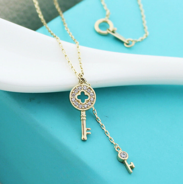 Twin Key Chime Necklace