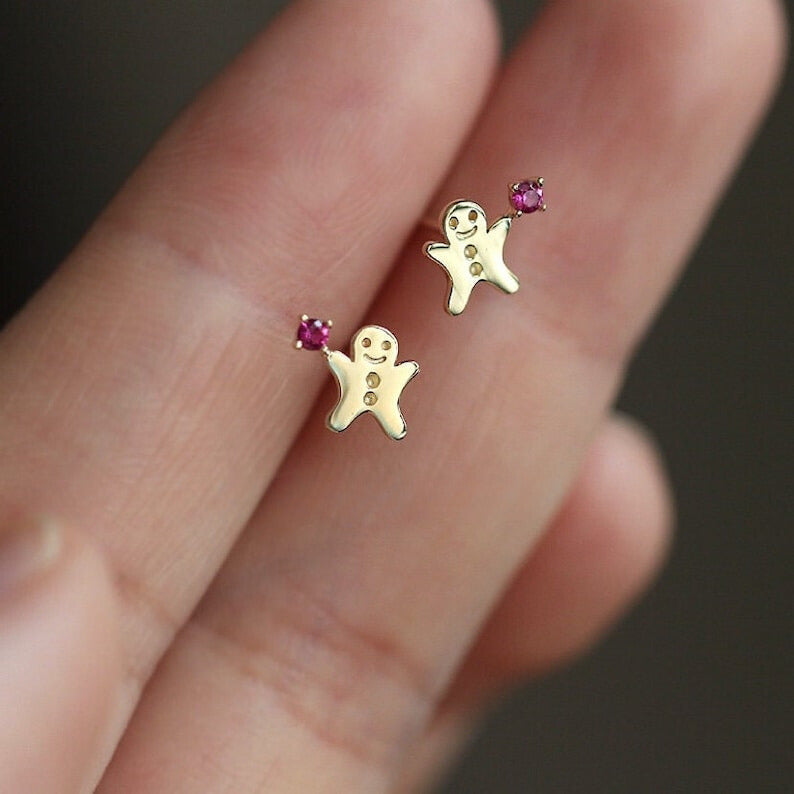 Happy Hey Pink Stud Earrings