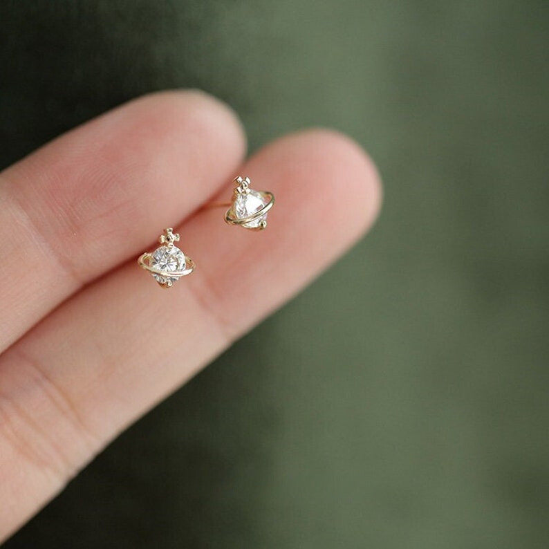 Vivienne Gem Stud Earrings