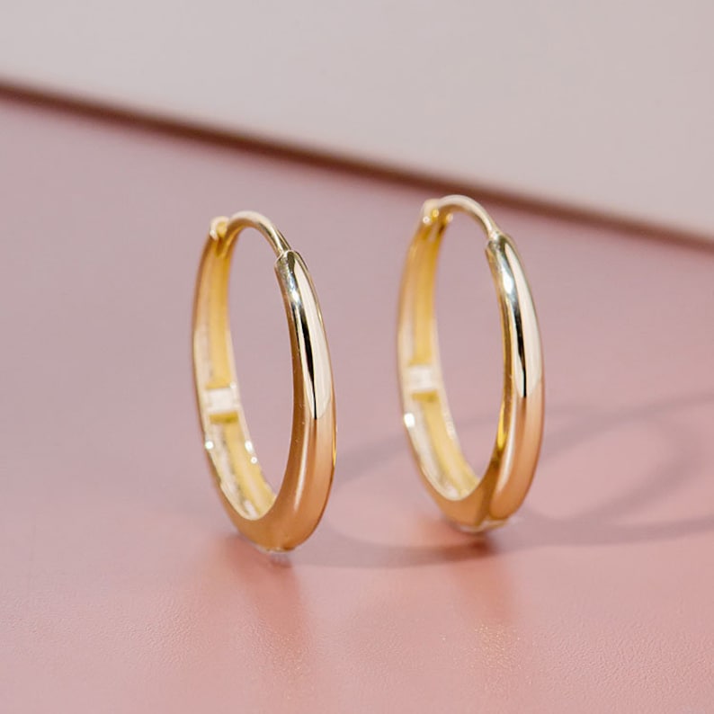 Chelsea Elliptical Hoop Earrings