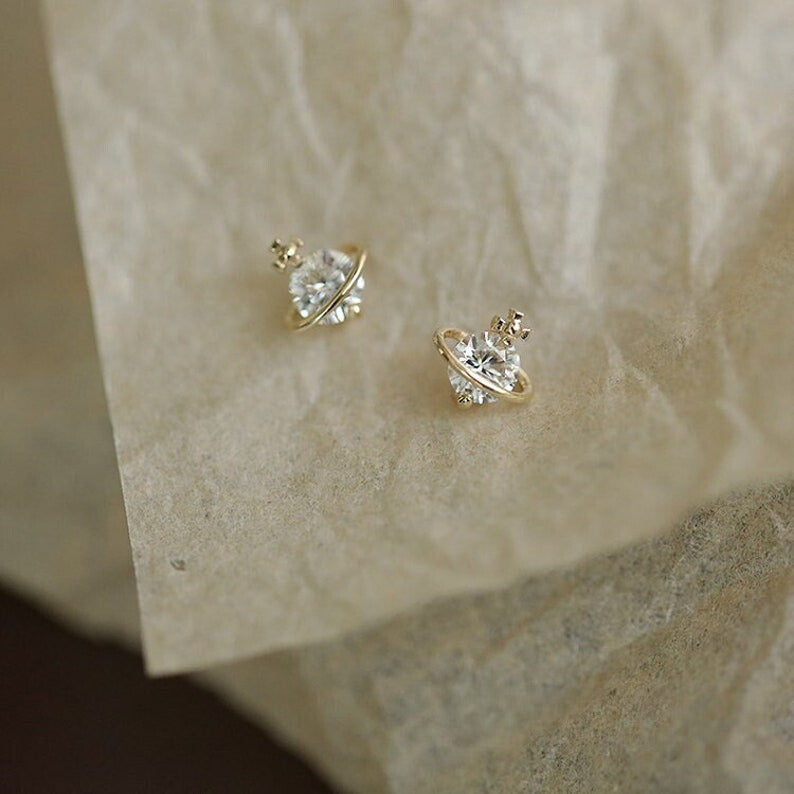 Vivienne Gem Stud Earrings