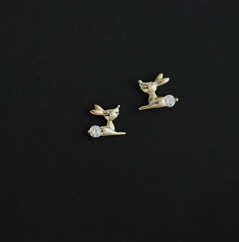 Bambi Crystal Stud Earrings