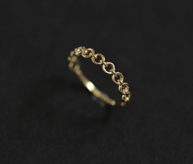 Chain Link Stackable Ring