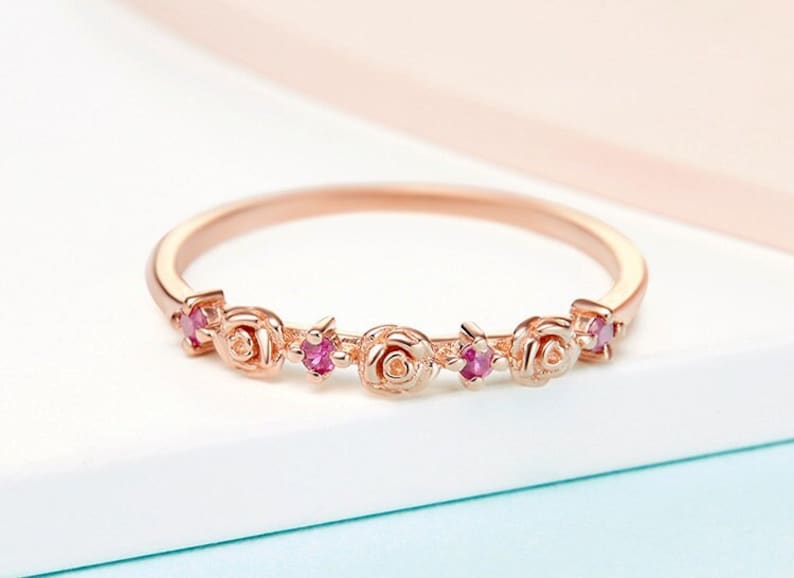 Roses Delight Stackable Ring