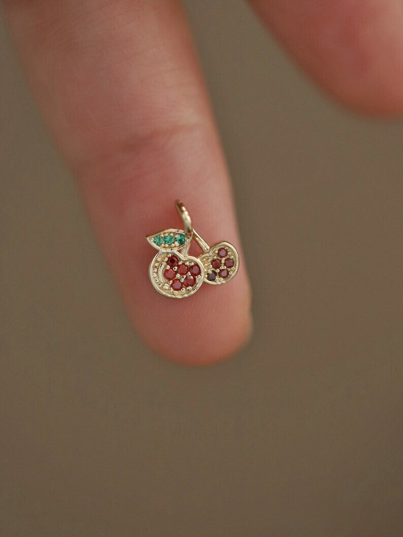 Cherry Baby Charm Pendant