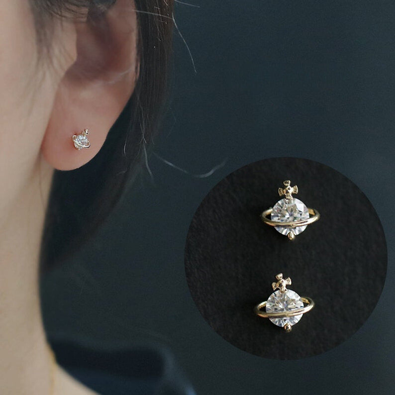 Vivienne Gem Stud Earrings