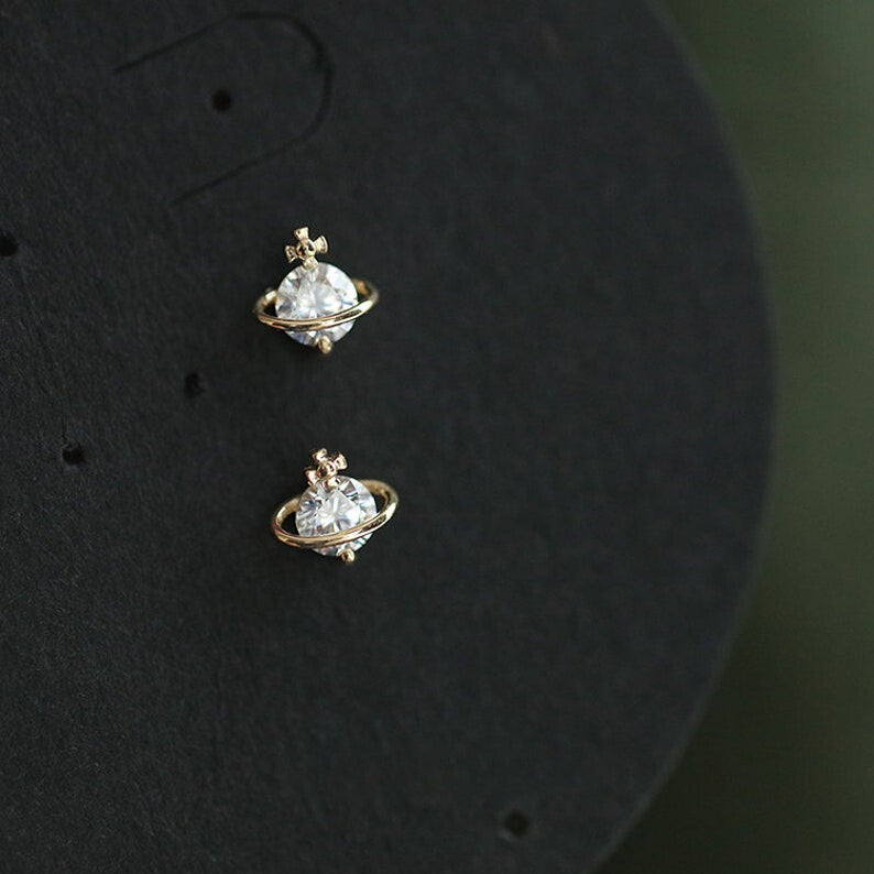 Vivienne Gem Stud Earrings