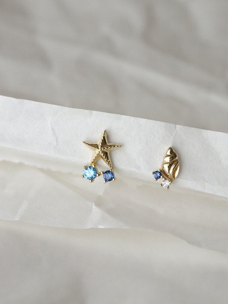 Beachside Wonders Stud Earrings