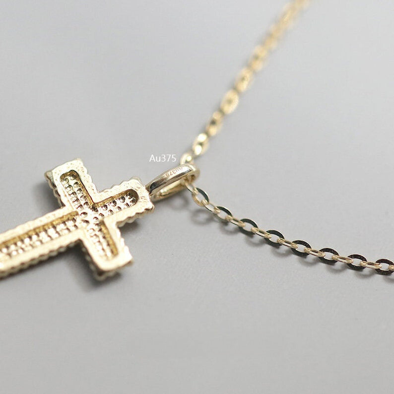 Beaded Bold Cross Necklace