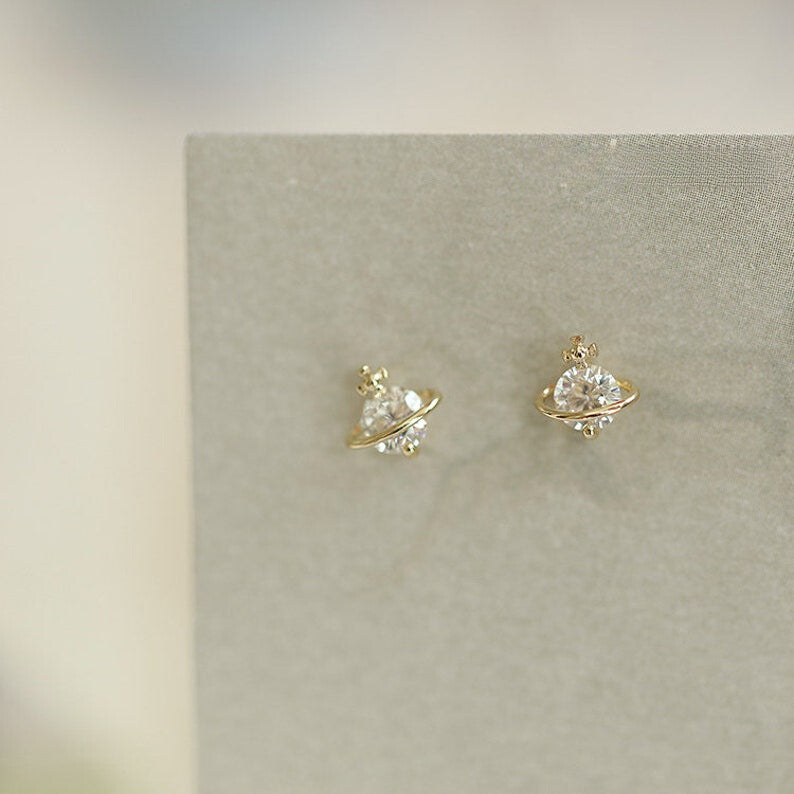 Vivienne Gem Stud Earrings