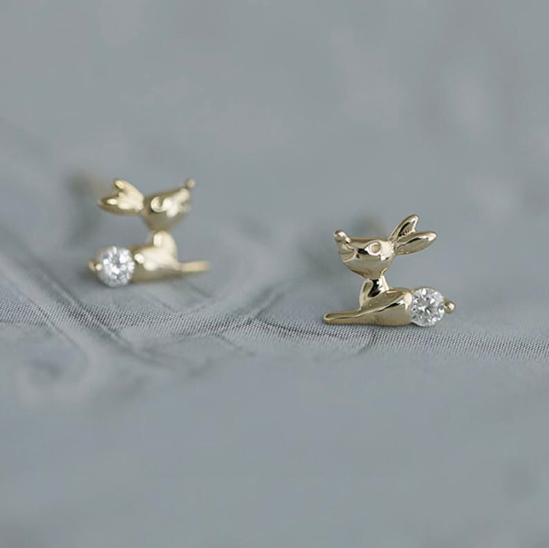 Bambi Crystal Stud Earrings