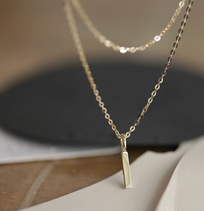 Petite Crossbar Charm Necklace