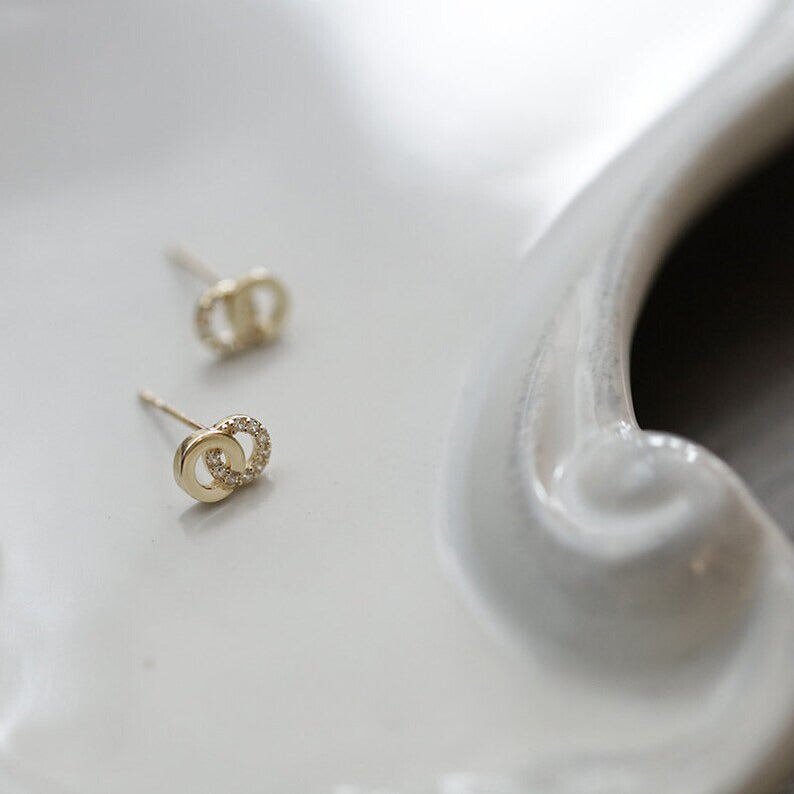 Vesica Piscis Stud Earrings