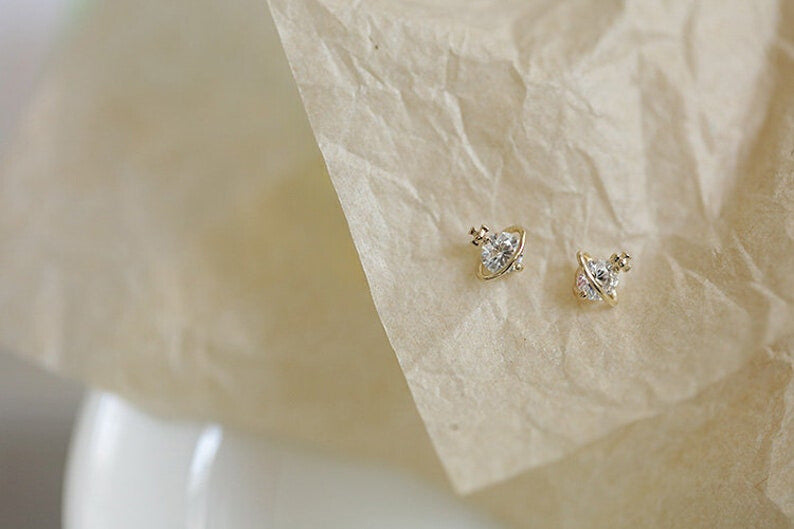 Vivienne Gem Stud Earrings