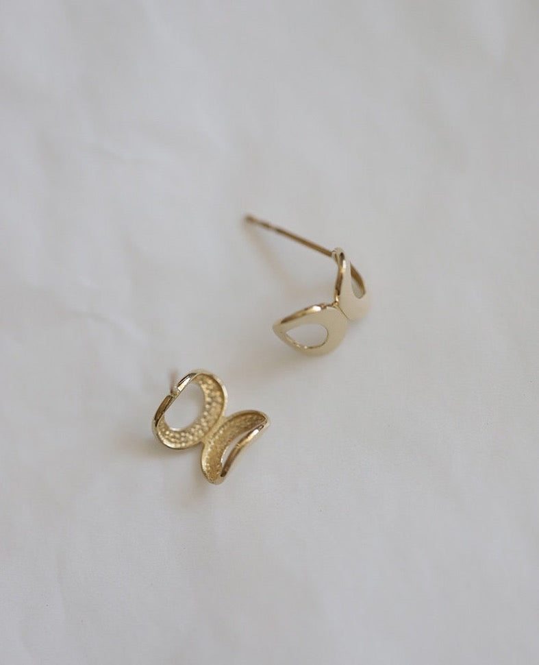 Double Eight Stud Earrings