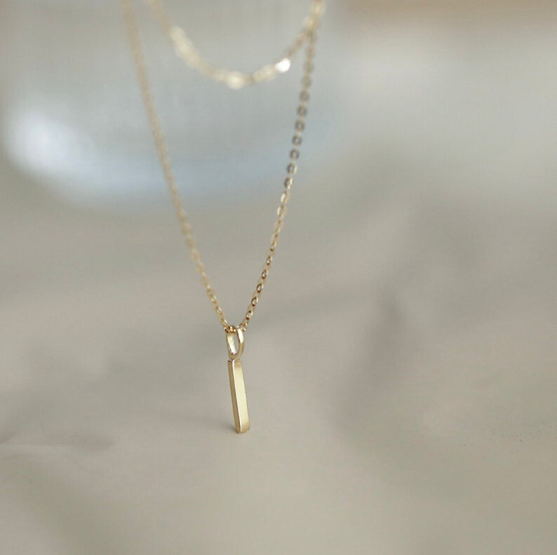 Petite Crossbar Charm Necklace