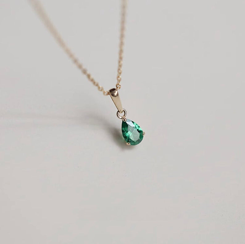 Teardrop Charm Necklace