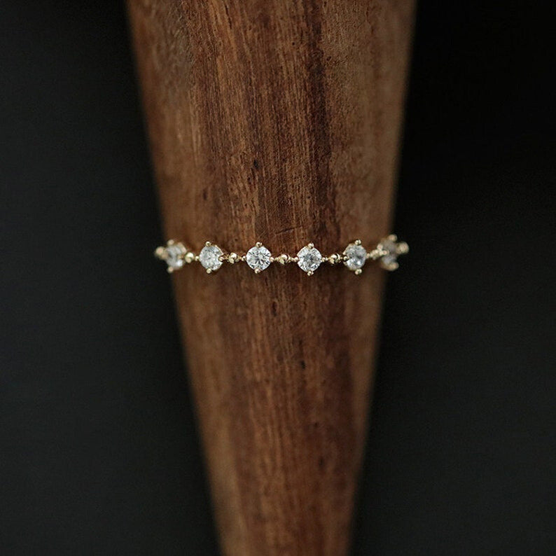 Bling Row Stackable Ring