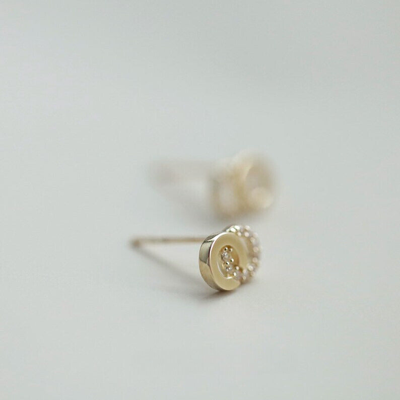 Vesica Piscis Stud Earrings