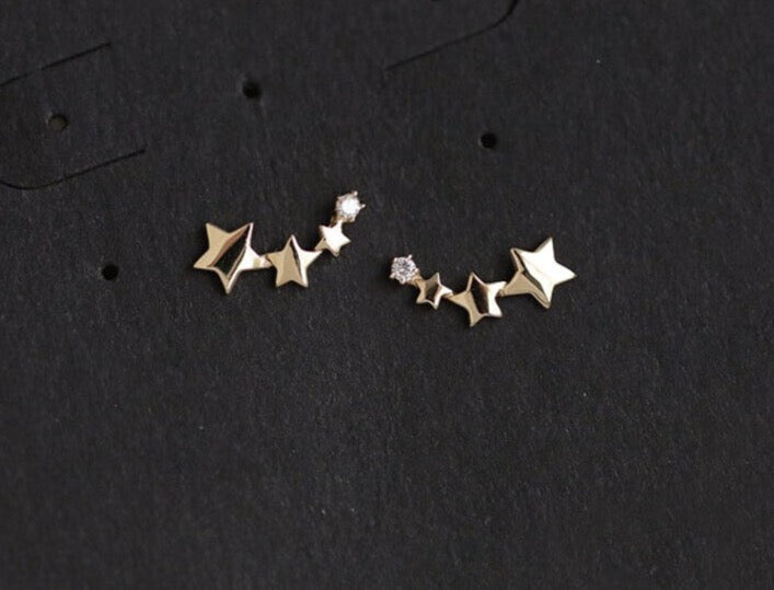 Galaxy Stars Stud Earrings