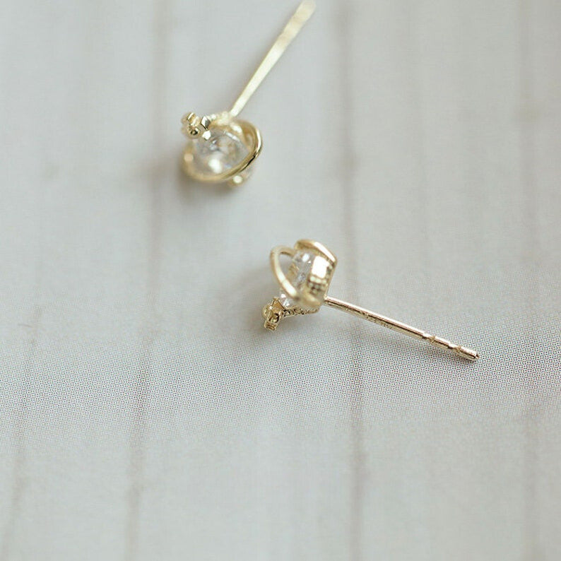 Vivienne Gem Stud Earrings