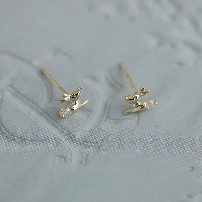 Bambi Crystal Stud Earrings