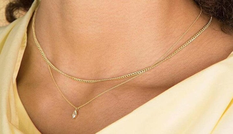 Twinkle Droplet Necklace