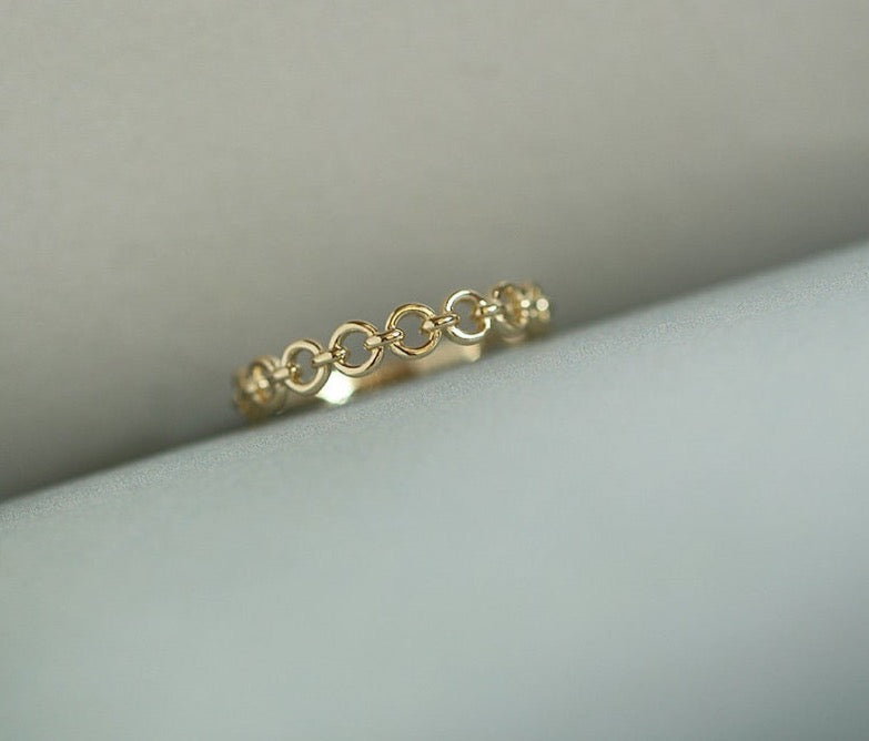 Chain Link Stackable Ring