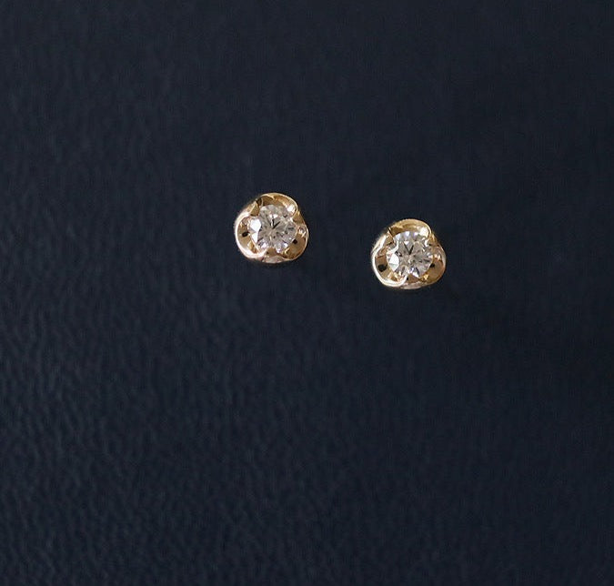 Cupid Crystal Stud Earrings