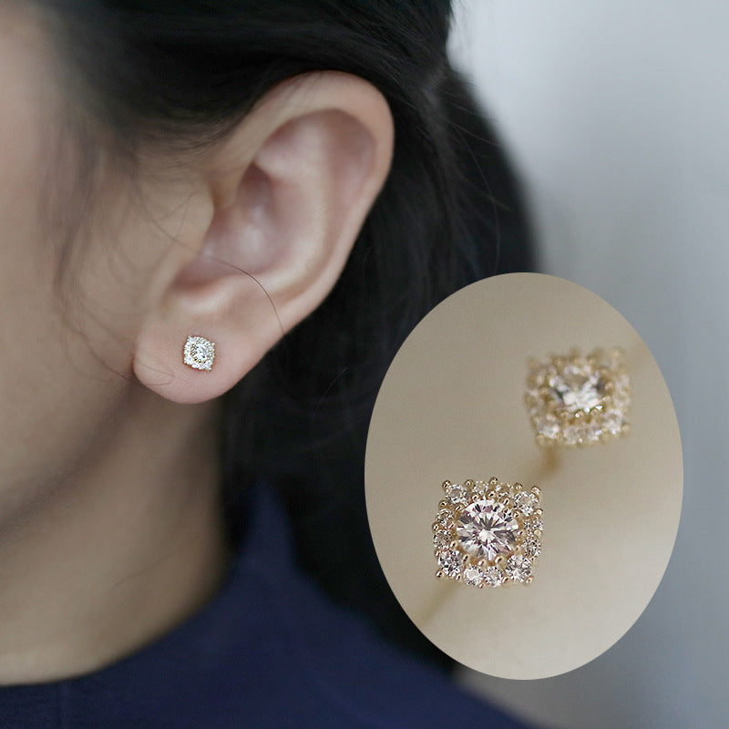 Diana Cluster Stud Earrings