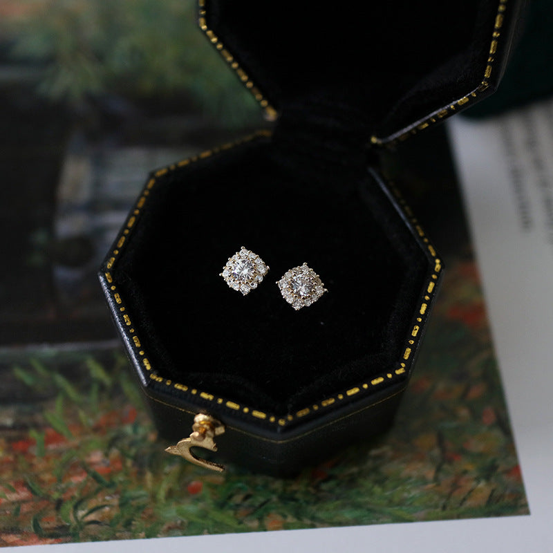 Diana Cluster Stud Earrings