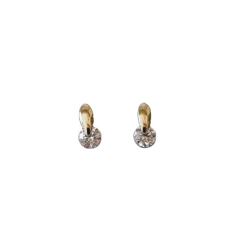 Mini Crystal Drop Stud Earrings