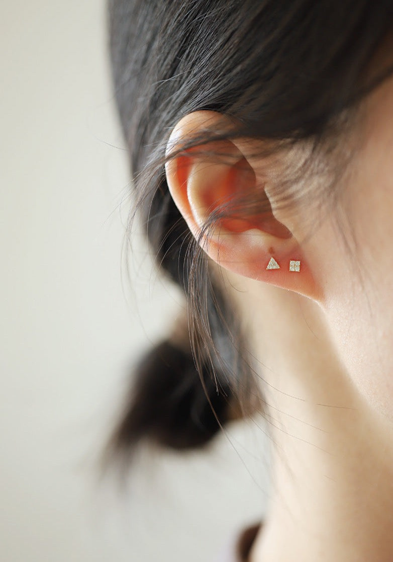 Trigonometry Stud Earrings