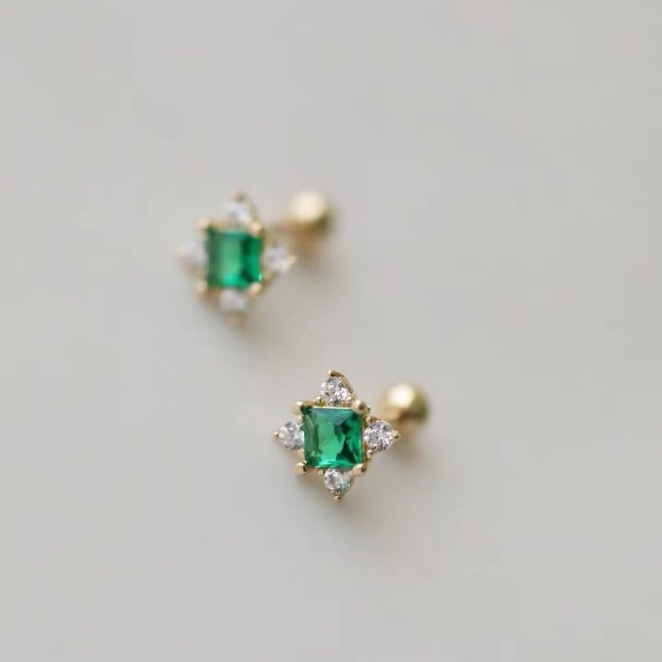 Emilie Crystal Stud Earrings