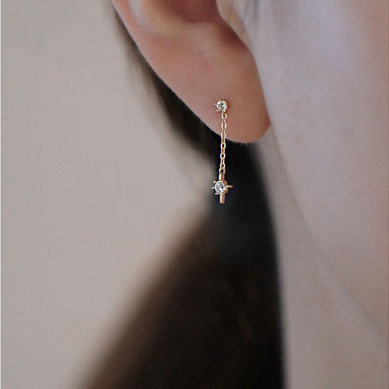 Star Flail Stud Earrings