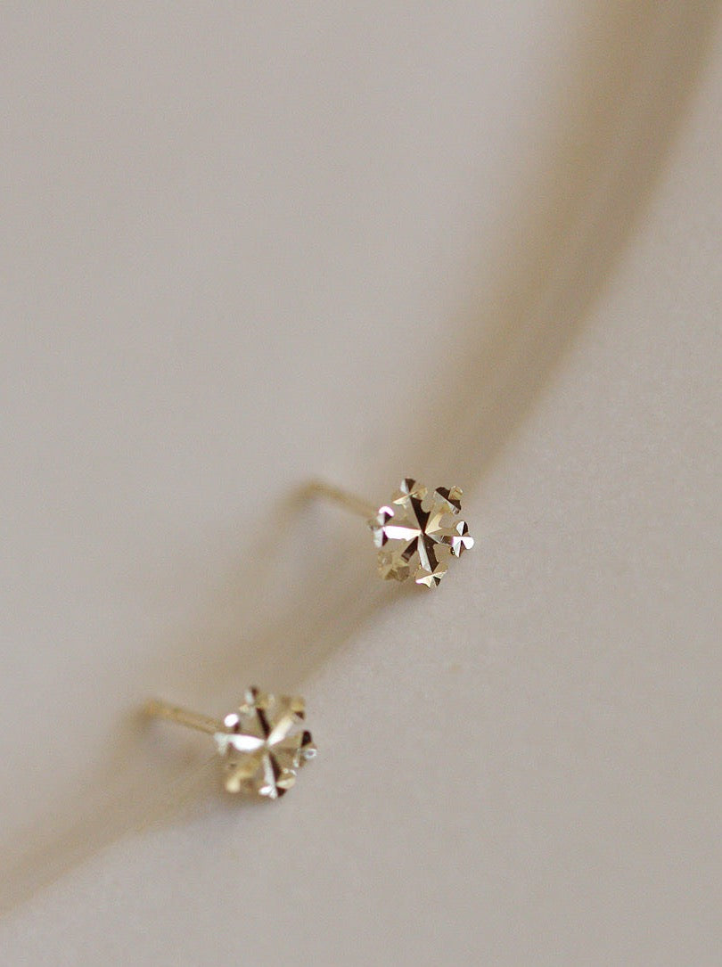 Snowflake Stud Earrings