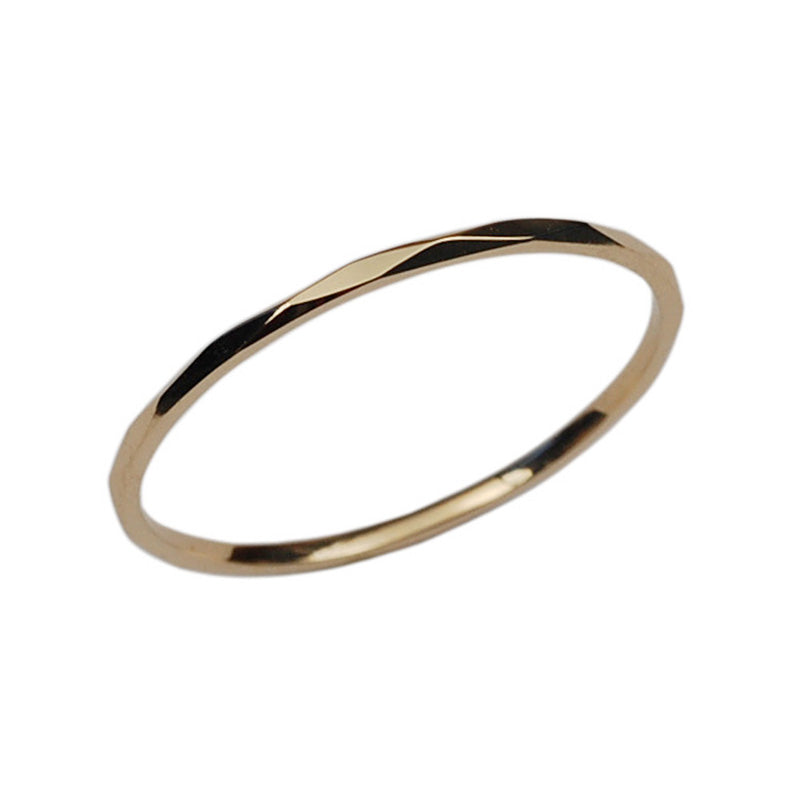 Classic Cut Stackable Ring