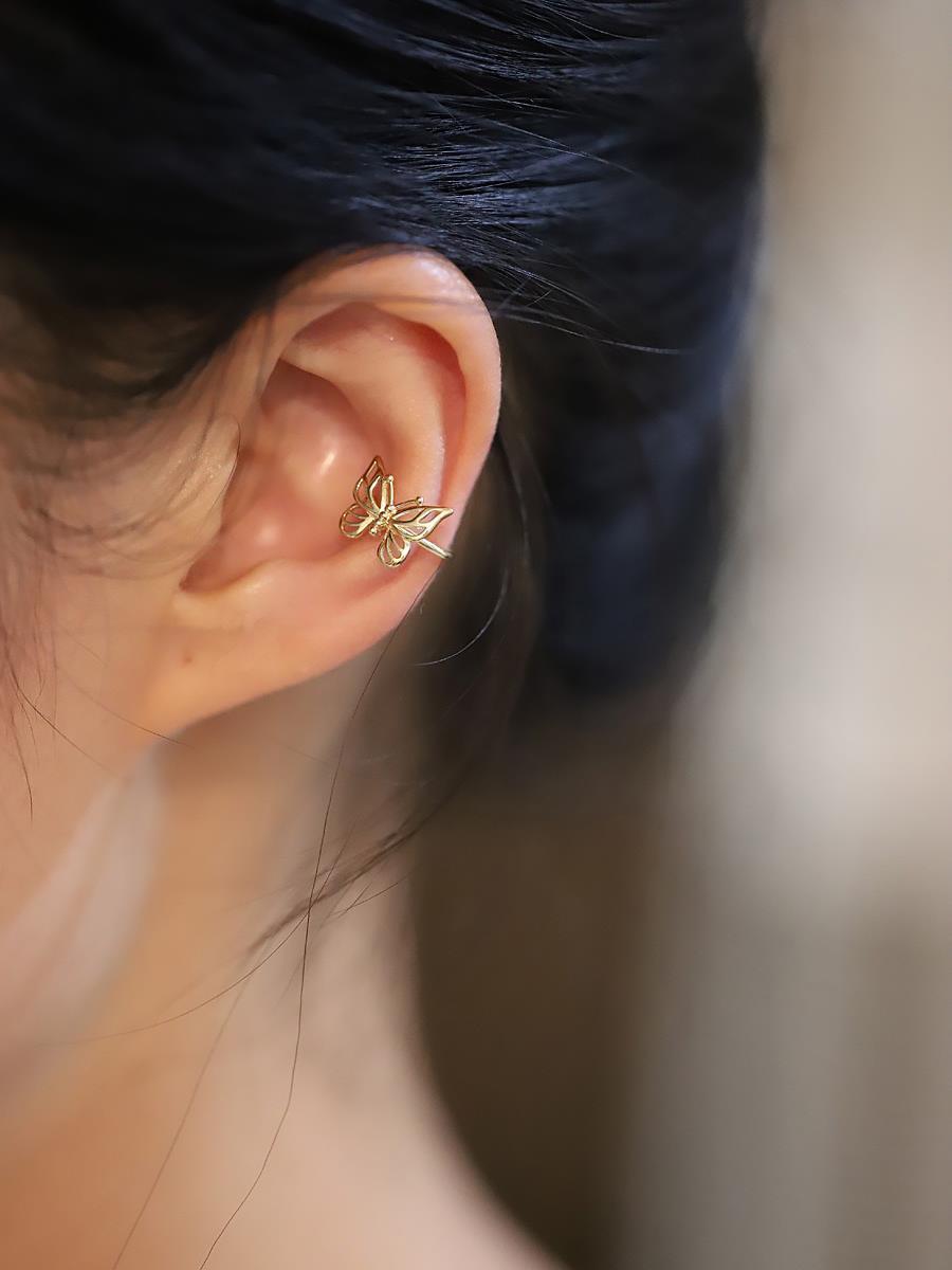 Butterfly Ear Cuff Earrings