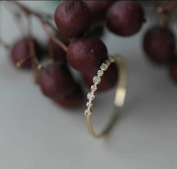 Pave Diamond Stackable Ring