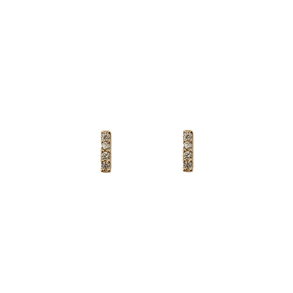 Sparkle Wand Stud Earrings