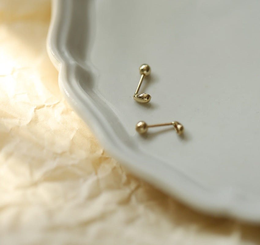 Water Bead Stud Earrings