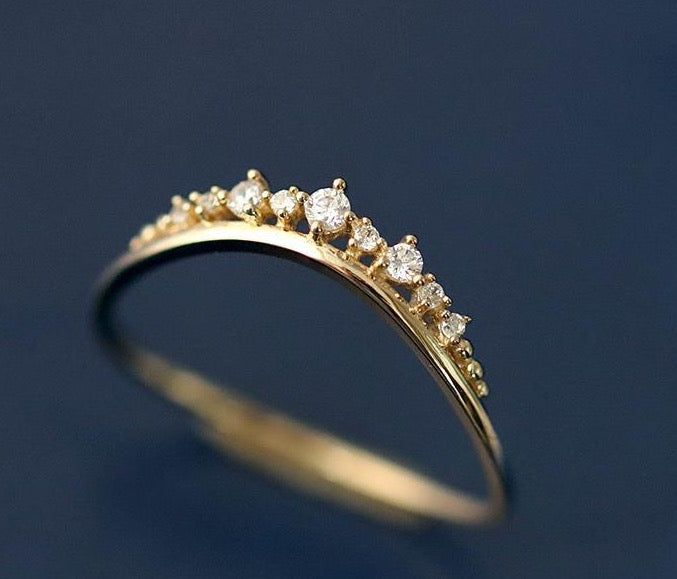 Jubilee Crown Stackable Ring