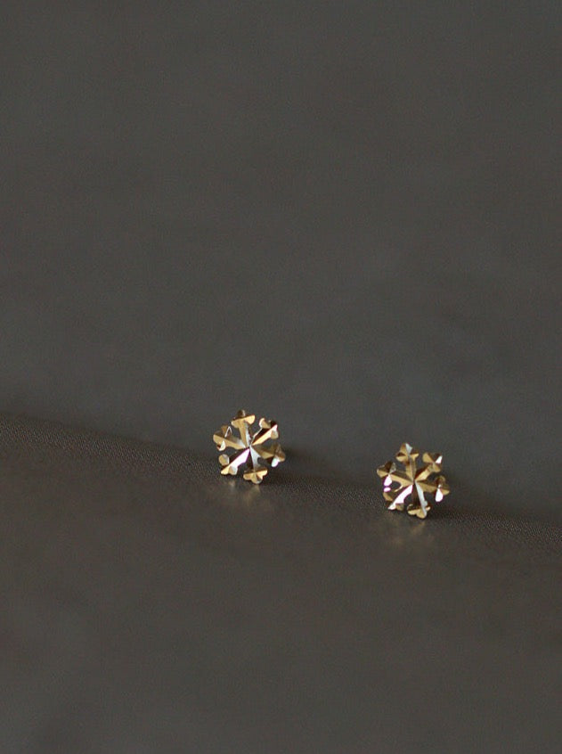 Snowflake Stud Earrings