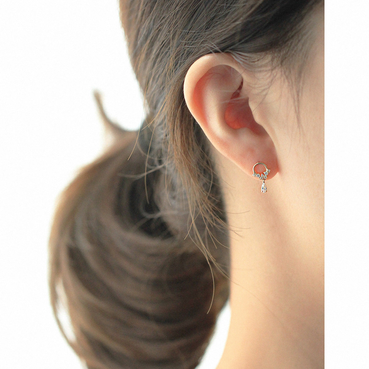 Sparkle Ballroom Stud Earrings