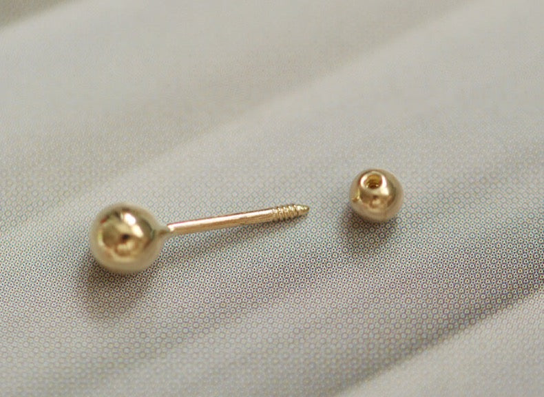 Barbell Stud Earrings